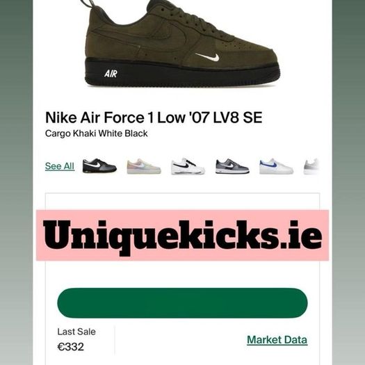 Nike Air Force 1 Low Khacki Suede
