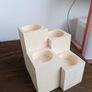 Wooden candle holders x 4 Image 4
