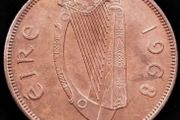 [#2507] - Ireland 1968 | Irish 1d | One Penny | KM.11 | UNC