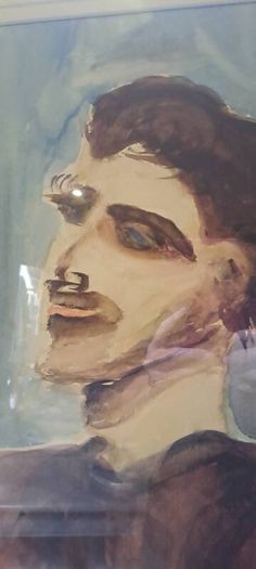 Modern Watercolor Impressionist Portrait