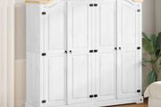 Wardrobe White 194x52x186 cm