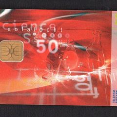 1996 Ireland 50 unit Irish Culture Science (ODS3) Call Card used. Note no serial number