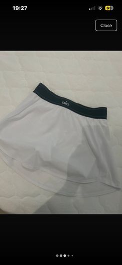 white skirt