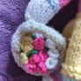 Hand-Knitted Doll with Basket Accessory Image 2