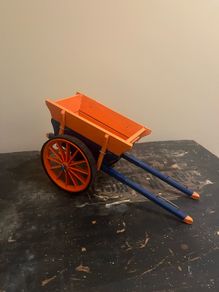 Vintage Scratch built Model Donkey Cart