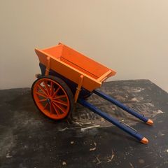 Vintage Scratch built Model Donkey Cart
