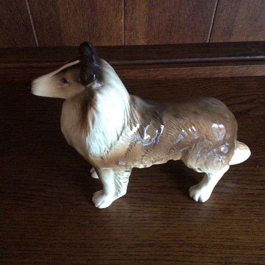 Collie Dog China Ornament