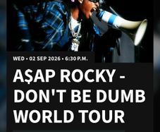 Asap Rocky Don't Be Dumb World Tour