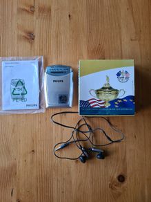 Ryder Cup 2006 Souvenir Philips Radio Complete With Ears Phones And In Perfect Working Order.