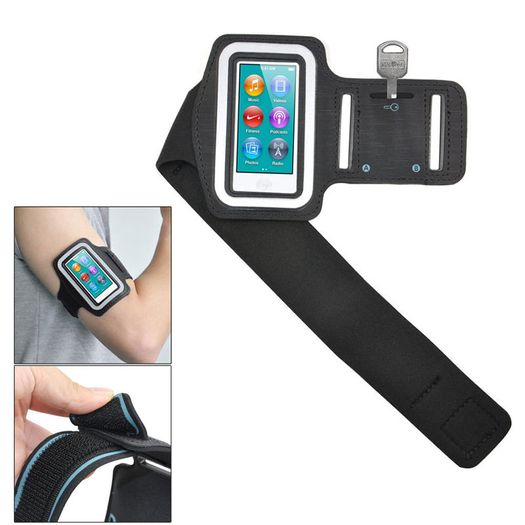 Sport Jogging Arm Band Strap Gym Velcro Strap Pouch For iPhone 4 4S 5 5S 6 6S