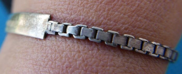 Vintage Sterling Silver 925 Eugene Bracelet 7,1g L-7,5"