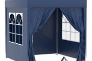 NEW SALE | 2 x 2m Pop-up Gazebo, Portable with Sidewalls | High-Quality Steel Frame | Water-Resistant | UV Protection | Blue