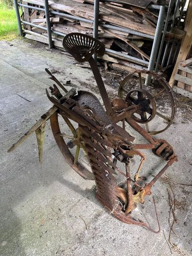 Vintage Pierce Horse-Drawn Finger Bar Mower