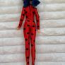 2020 Zagtoon Playmates Miraculous Ladybug Doll Damaged suit Used Please look at the pictures Image 9