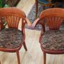 Pair of Vintage Bentwood Fan-Back Armchairs Image 3