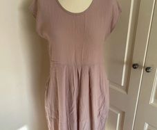 Beautifully made Masai viscose dress size 10 - warm beige