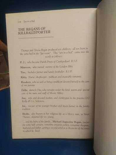 Ten In A Bed: A Memoir - Michael Regan