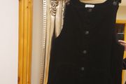 girls black pinafore from mango