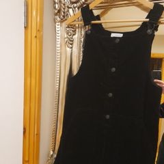 girls black pinafore from mango