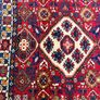 Vintage Handknotted Yalameh Pure Wool Rug Image 2