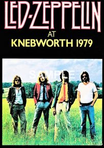 Led Zeppelin Concert Poster Knebworth Park UK 1979 Reproduction
