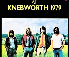 Led Zeppelin Concert Poster Knebworth Park UK 1979 Reproduction