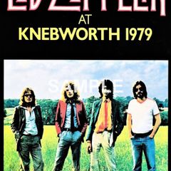 Led Zeppelin Concert Poster Knebworth Park UK 1979 Reproduction