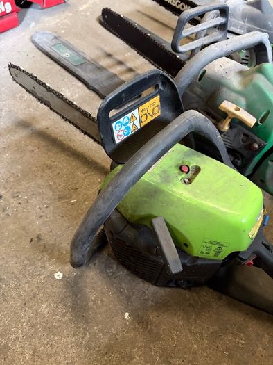 Strimmers, chainsaws and hedgecutters