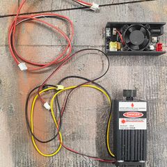 Laser module for desktop CNC
