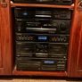 Pioneer Hi-Fi system & Mahogany Cabinet Image 4