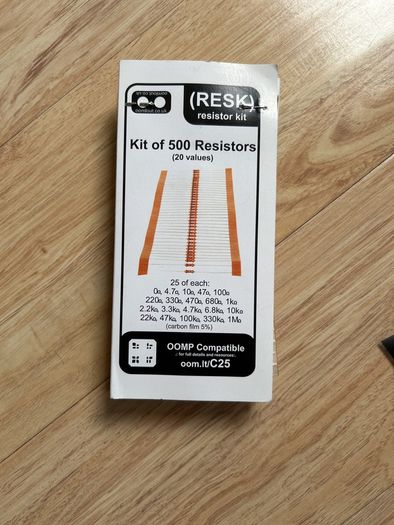 Random collection of electronic maker hobbyist components