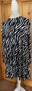F&F zebra print swing Dress size 16 new with tags
