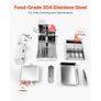Commercial Automatic Donuts Machine, 4 Rows Donuts Making Equipment, 240 pcs/hour Electric High Power Doughnut Maker, Stainless Steel Frying Auto Fryer, with Intelligent Control Image 6