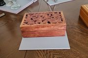 Wooden carved box