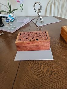 Wooden carved box