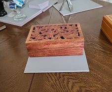 Wooden carved box