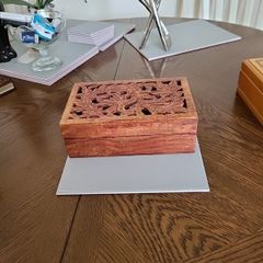 Wooden carved box