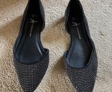 Sparkly ballet flats