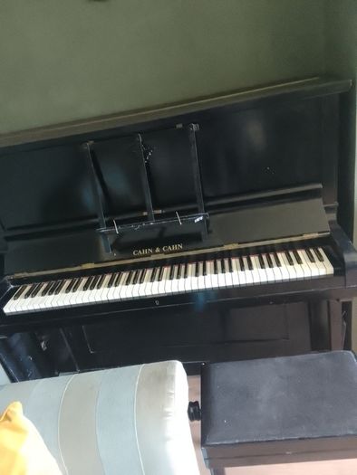 upright Piano with Stool
