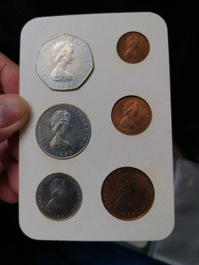 1980 Isle Of Man Coin Set