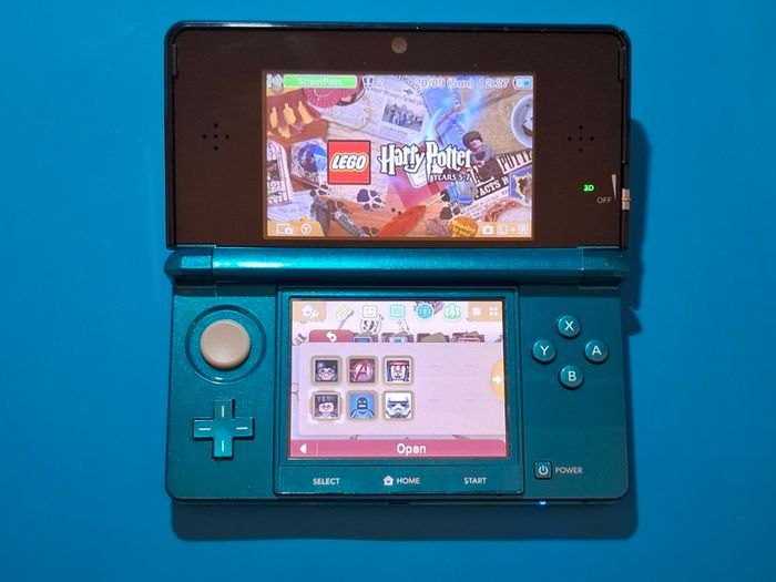 3DS Aqua Blue (Modded)