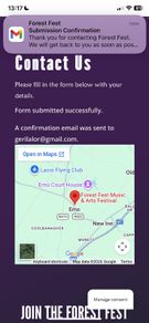 concert ticket Forest Fest Friday, July 24th