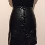 Faux Leather Black Skirt Image 5
