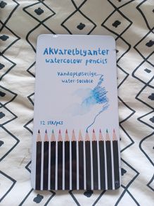 Watercolor pencils