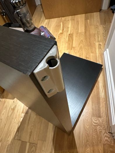 Large Malm desk with pull out slider
