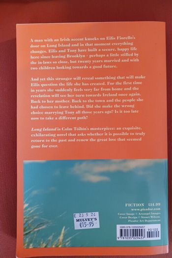 Colm Tobin / Long Island/ 2024