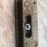 Antique door sliding bolt 1876, a Kenrick & sons bronze/brass door bolt Image 6