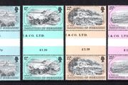 1982 Guernsey Old Guernsey Prints II Commemorative Stamps Gutter Pairs Mint Never Hinged (MNH)