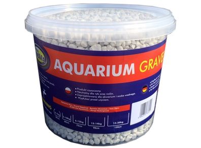 Aqua Nova NCG-5 White Coloured Gravel Bucket 5kg