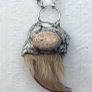 1 Prehistoric Bear Claw Talisman on a Sterling Silver Belcher Chain Image 4